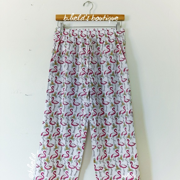 Roller Rabbit Freddy Flamingo Liza Set Pajamas in Pink Size X-Small (XS) New NWT - Picture 11 of 17